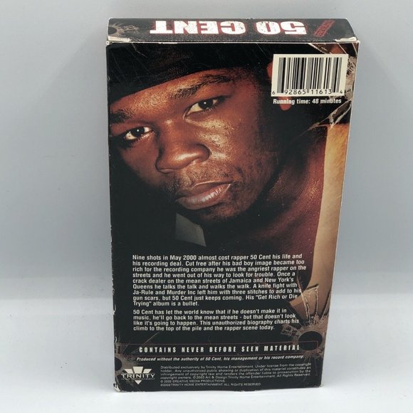 Vintage 50 Cent Shoot First 2003 Trinity Home Entertainment VHS - Picture 2 of 9